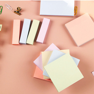 Blocchetti Adesivi Colori Morandi 100 Fogli, Memo Pad Autoadesivi con Forte Adesività, Senza Residui, Scrittura Fluida, per Ufficio - Product Image 1