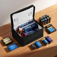 Sac de transport antidéflagrant pour batteries au lithium, sac de sécurité pour cellules au lithium pour le transport aérien, pochette de sécurité pour batteries au lithium pour le fret et l'expédition