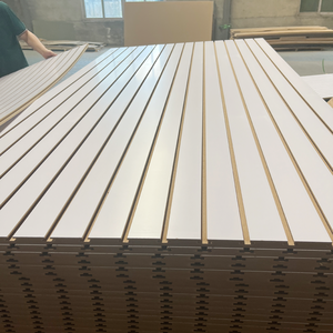 Comaccrord Panel de pared de MDF, contrachapado de melamina, acanalado, personalizado, con ranura en V/ W / U - Product Image 5