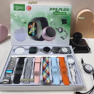 D99 प्लस स्मार्ट वॉच इयरफ़ोन कॉम्बो ip67 वायरलेस चार्जिंग फिटनेस ट्रैकर <span class=keywords><strong>5</strong></span>-10 दिन की बैटरी लाइफ - Product Image 3