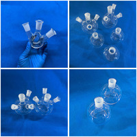 Flacon en verre de quartz transparent personnalisé, récipient de laboratoire à haute stabilité et résistance à la corrosion