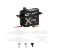 Сервопривод для радиоуправляемых моделей самолетов 9г XQ POWER S1009D, полностью алюминиевый корпус, безколлекторный двигатель, цифровой микро-сервопривод, водонепроницаемый, 3 кг, для дронов и вертолетов, 7.4В