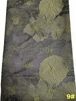 Tissu jacquard damassé 177 g/m² avec motif floral 3D en relief pour jupes et robes