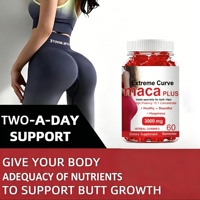Capsules OEM Maca Plus Curve : Complément Naturel à Base de Plantes pour le Rehaussement et l'Augmentation des Hanches et des Fesses, Soutien des Courbes Corporelles pour Femmes