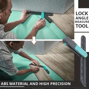 Reglas de ángulo para necesidades diarias al por mayor, escuadra triangular, medidor de bisel deslizante irregular con bloqueo, transportador para proyectos de bricolaje - Product Image 6