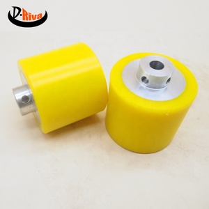 Rodillos de Plástico Recubiertos de Poliuretano Amarillo de Alta Calidad, Rodillos OEM - Product Image 6
