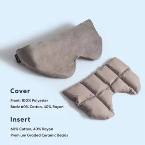 Masque de sommeil lesté en coton professionnel de thérapie de pression profonde avec occultation de 100% pour l'anxiété des migraines et le TDAH - Product Image 2