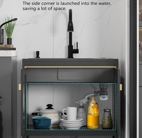 Nouveau modèle de lavabo industriel commercial en acier inoxydable pour buanderie