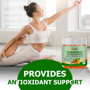 กัมมี่ขมิ้นขิงแบรนด์ส่วนตัว ผสมสารสกัดขิง เสริมสร้างภูมิคุ้มกัน บรรเทาอาการไม่สบายท้อง - Product Image 5