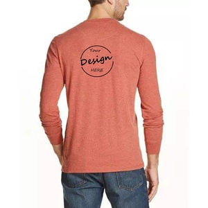 Camiseta de cuello redondo de talla europea y americana ajustada personalizada, <span class=keywords><strong>camisetas</strong></span> con botones <span class=keywords><strong>originales</strong></span>, <span class=keywords><strong>camisetas</strong></span> de <span class=keywords><strong>manga</strong></span> <span class=keywords><strong>larga</strong></span> para <span class=keywords><strong>hombre</strong></span> - Product Image 5