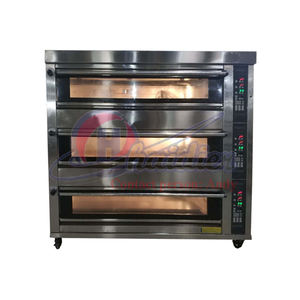 Forno per Panetteria a <span class=keywords><strong>2</strong></span> Piani con Pietra Refrattaria e Vaporizzatore, Forno a Gas con Valvola di Controllo - Product Image 1