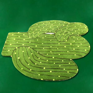 Alfombras personalizadas de pared, alfombra redonda de hierba verde hecha por el hombre, arte de pared de musgo Extra grande, decoración estética, alfombras de habitación - Product Image 6