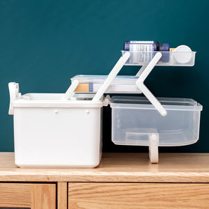 Kotak pil rumah portabel kapasitas besar, Kit pertolongan pertama anak-anak, kotak penyimpanan Organizer obat Rumah & tong pengiriman rumah - Product Image 2