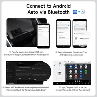 Carlinkit, Adaptador de Carplay con Cable a Inalámbrico, Hicar HDMI USB MMB 2.4G 5G Wifi, Conexión Rápida, Ai More Android Box para Tesla Modelo 3 X Y S