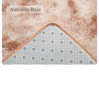 Personnalisable épaissi absorbant l'eau tie-dyed tapis tapis de sol en peluche Pile hauteur poilu salon chambre fabriqué à la machine
