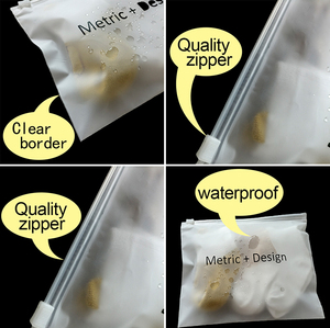 PE Zip Lock Bags with Frosted Zipper Custom Logo Recyclable Matte Plastic Clothes <strong>Tshirts</strong> <strong>Packing</strong> Low MOQ - Product Image 4