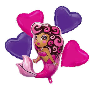 Globos de <span class=keywords><strong>Sirena</strong></span> con Diseño de Lámina para Niños, Cola de <span class=keywords><strong>Sirena</strong></span>, Globo Marino, Decoración para Baby Shower, Globos Inflables, Juguetes - Product Image 6