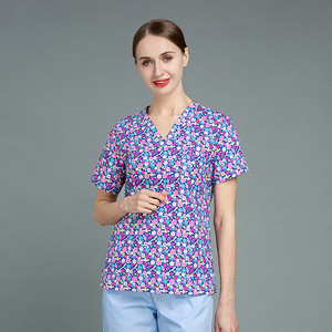 2025 pantalons de gommage médicaux personnalisés uniformes d'hôpital en jean pour les infirmières ensembles de survêtement en gros avec logo - Product Image 6