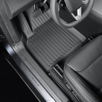 Tapis de sol monocouche en TPE pour Tesla Model Y 2023, 3 pièces, avant et arrière, antidérapants, protecteurs