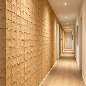 Panel de Pared con Textura Cóncava de Cubo 3D <span class=keywords><strong>Mate</strong></span> para Decoración Interior Sencilla de Casas y Alojamientos - Product Image 1