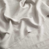 Ensemble de literie en lin pur 170 Gsm lavé à la pierre Ensemble de draps en lin Ensemble de draps complets 100% lin français lavé à la pierre