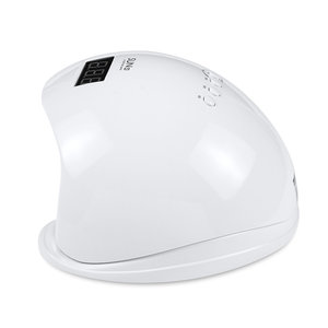 Venta caliente 48W SUN 5 LED Salon Secador de uñas con máquina dual Geles de curado rápido de bajo calor Suministro eléctrico de plástico blanco - Product Image 4