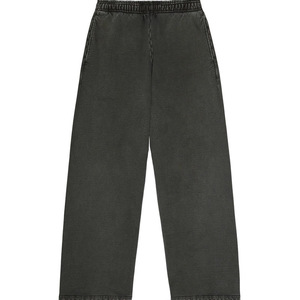 Özel Streetwear fransız Terry yığılmış % eşofman altı pamuk boy yüksek kalite Flared Baggy geniş bacak kelepçeli <span class=keywords><strong>Sweatpants</strong></span> erkekler - Product Image 5