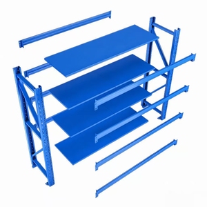 Solution de stockage pour garage à domicile, logistique d'usine, vente chaude, rayonnages industriels réglables avec revêtement époxy, antirouille - Product Image 2