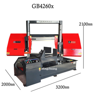 Gb4250x Hướng dẫn sử dụng căng thẳng đôi cột ngang ban nhạc đã thấy máy cắt góc 45 độ với các thành phần cốt lõi bánh răng - Product Image 2