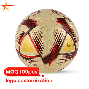 Ballon de football officiel professionnel, qualité supérieure, imperméable, avec bande adhésive en PU, taille 5, pour la <span class=keywords><strong>Coupe</strong></span> <span class=keywords><strong>du</strong></span> <span class=keywords><strong>Monde</strong></span> <span class=keywords><strong>2022</strong></span>, la Premier League et la MLS - Product Image 1