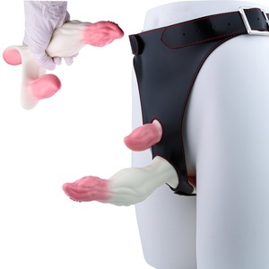 CITYFUN Juguetes Sexuales para Lesbianas, Vibrador con Estimulador de Punto G, Dildo con Correa, Tapón Anal para Masturbación Femenina - Product Image 1