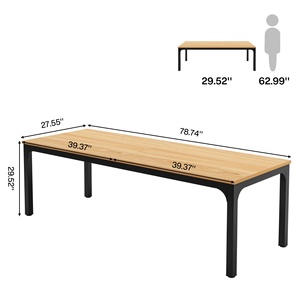 <span class=keywords><strong>Escritorio</strong></span> Doble para Oficina en Casa, <span class=keywords><strong>Escritorio</strong></span> para Computadora Extra Largo de 78.7 Pulgadas, Estación de Trabajo Doble para Oficina en Casa, <span class=keywords><strong>Escritorio</strong></span> de Trabajo para Dos Personas - Product Image 6