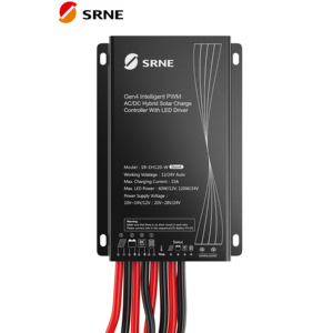 SRNE-Controlador de carga solar para farolas, controlador de carga solar, PWM, híbrido, 120/225 W, 12V, 24V, 15A, IP67, 60W, 450W, carga, W - Product Image 1