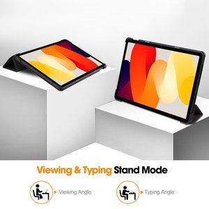 Thông Minh Tri-Fold Da Trường Hợp Với Đứng Đối Với Xiaomi Hongmi Redmi Pad SE 11 Inch Máy Tính Bảng PU Cứng Trường Hợp Bảo Vệ Fundas Bìa - Product Image 3