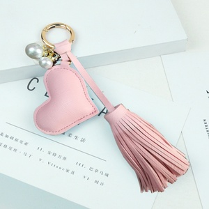 Oneway <b>Key</b> Ring Factory Wholesale Heart Fashion Travel Keychain Custom Brand Name Designer Keychains Tassel Travel <b>Key</b> <b>Chain</b> - Product Image 2