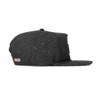 Topi Snapback 5 Panel Semi-Struktur Profil Rendah Tahan Air dengan Logo Patch Karet Kustom TCAP China