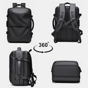 Zaino da viaggio portatile antifurto in pelle PU con Logo personalizzato zaino da lavoro e da uomo a scuola di grande capacità - Product Image 4