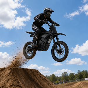 IN10 Moto <span class=keywords><strong>Elettrica</strong></span> da Fuoristrada 2600W con <span class=keywords><strong>Motore</strong></span> Brushless Mid-Drive, 40MPH, 146N.m di Coppia, Batteria 48V/23AH, Freni Idraulici Resistenti, IPX6 - Product Image 6