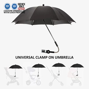 Parapluie de Protection UV réglable compact Portable pour fauteuil roulant bébé poussette Trodders avec pince contrôle manuel - Product Image 4