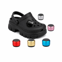 Mini haut-parleur Bluetooth sans fil en métal, accessoire pour chaussures, breloque rechargeable pour sabots, unisexe, marque Serene Clog B2-16