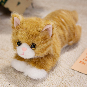 Peluche Gatto Lungo e Morbido 40/50cm, <span class=keywords><strong>Regalo</strong></span> di Compleanno, Giocattolo Imbottito - Product Image 3