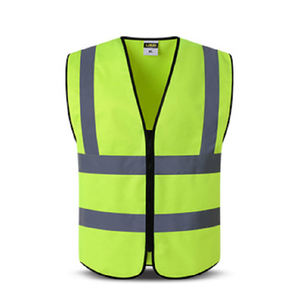 उच्च दृश्यता वाली एंसी वर्ग 1 चिंतनशील जलरोधी सुरक्षा बनियान ने निर्माण श्रमिकों के वजन 155 जी - Product Image 2