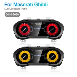 Navihua <b>Car</b> Digital Cluster LCD Instrument Panel 12.3 Inch <b>Speedometer</b> <b>for</b> Maserati Ghibli 2014-2020 Dashboard - Product Image 1