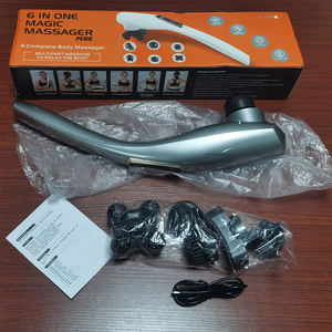 Palo de masaje de delfín portátil <span class=keywords><strong>2025</strong></span>, superventas, martillo de masaje corporal de mano para cuello, hombro, pistola de masaje, vibración eléctrica - Product Image 6