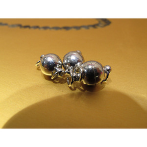 Ensemble de colliers avec boucle en argent tibétain, bijoux minimalistes ronds de 8 mm pour colliers et bracelets - Product Image 4