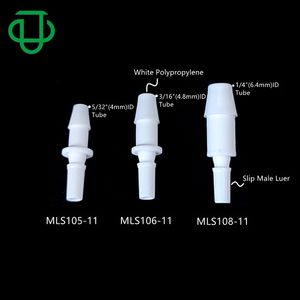 Polypropylene Slip pria Luer kunci ke adaptor berduri Slip Male Luer Lock konektor pria Luer Barb Fitting - Product Image 2