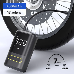 Inflador de bomba eléctrica de 150PSI, compresor de aire multiusos para coche, batería recargable USB tipo C de 4000mAh para bicicleta, motocicleta y coche - Product Image 4