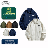 Veste coupe-vent décontractée légère pour homme, logo personnalisé, couleur unie, boutonnée, avec poignets élastiques et poches latérales