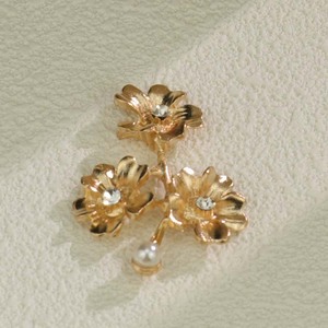 Ancient Style Hair <b>Accessories</b> Alloy Gold Plated Pearl Flower Branches Diy Jewelry <b>Wedding</b> Hair Clips - Product Image 4