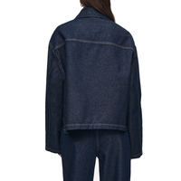 Nouveauté Veste en jean brute décontractée à la mode avec logo personnalisé Veste en jean brut bleu pour hommes de haute qualité
